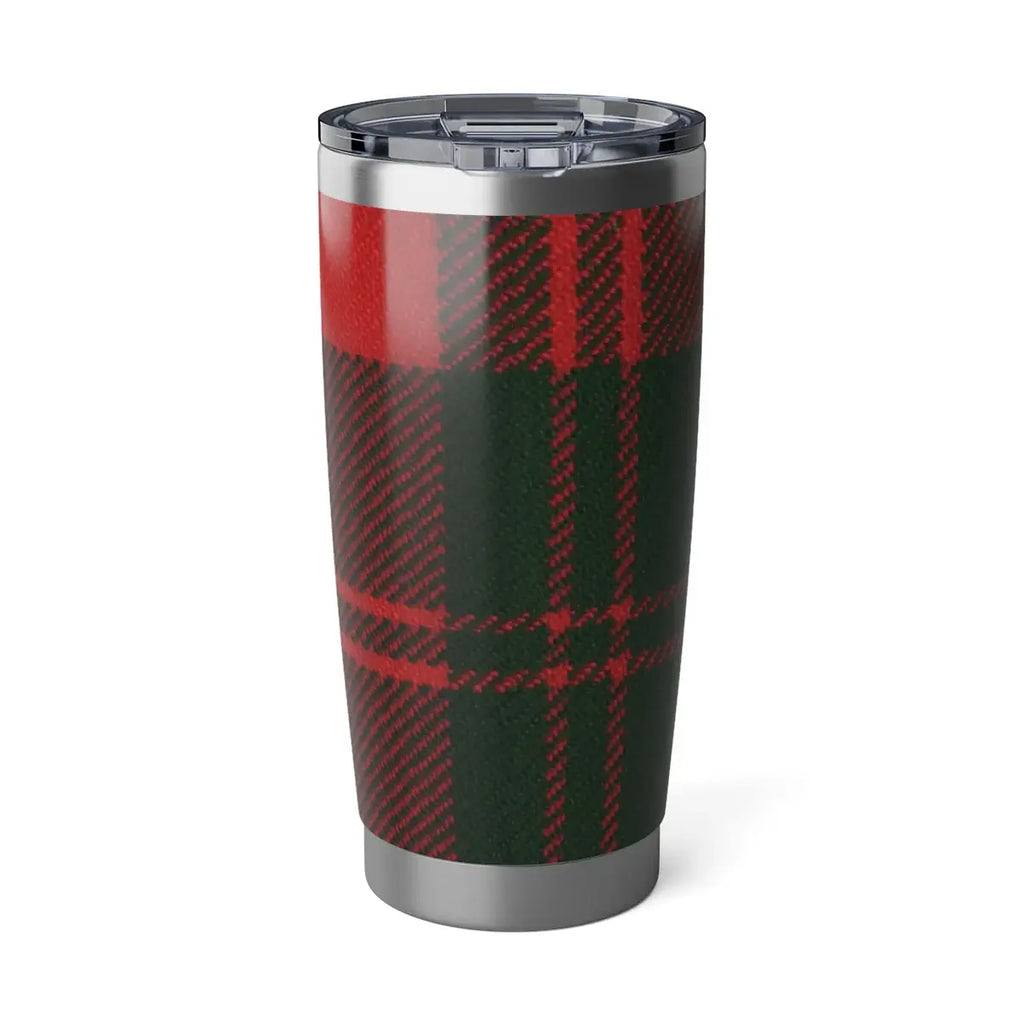 Clan Erskine 20oz tumbler with lid — double-wall steel, clan crest wraparound print