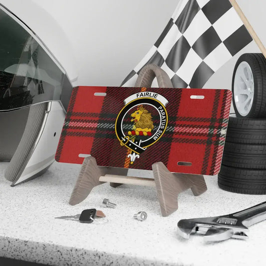 Fairlie Scottish Tartan Lion License Plate Cover product