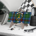 Clan Galloway crest tartan novelty license plate — clan crest and Higher motto on standard 12x6 aluminium