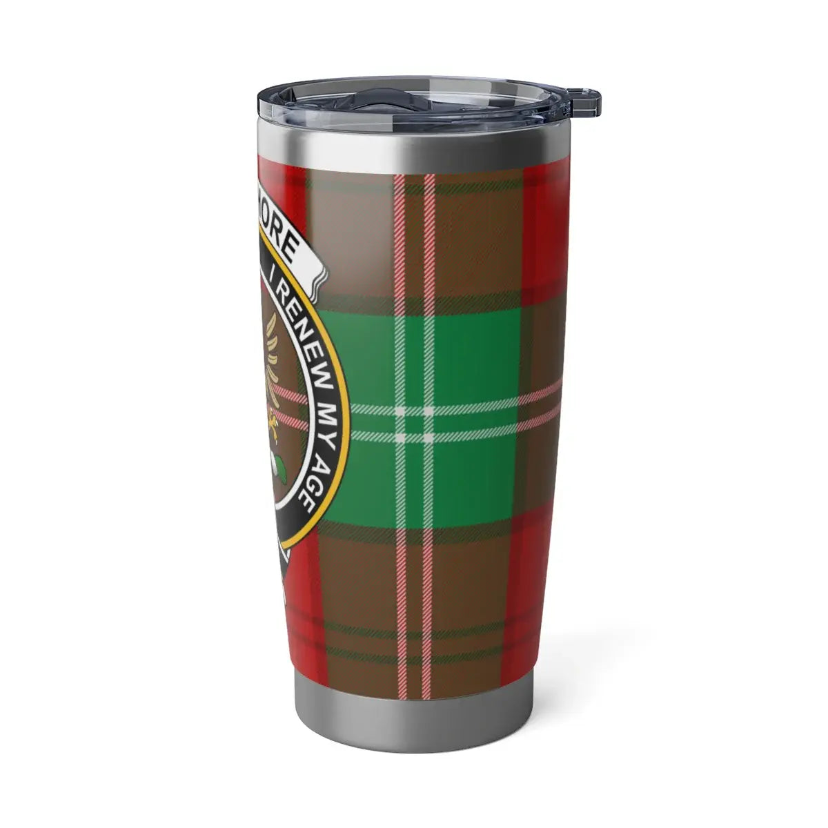 Tartan Design Travel Mug for Hot and Cold Beverages