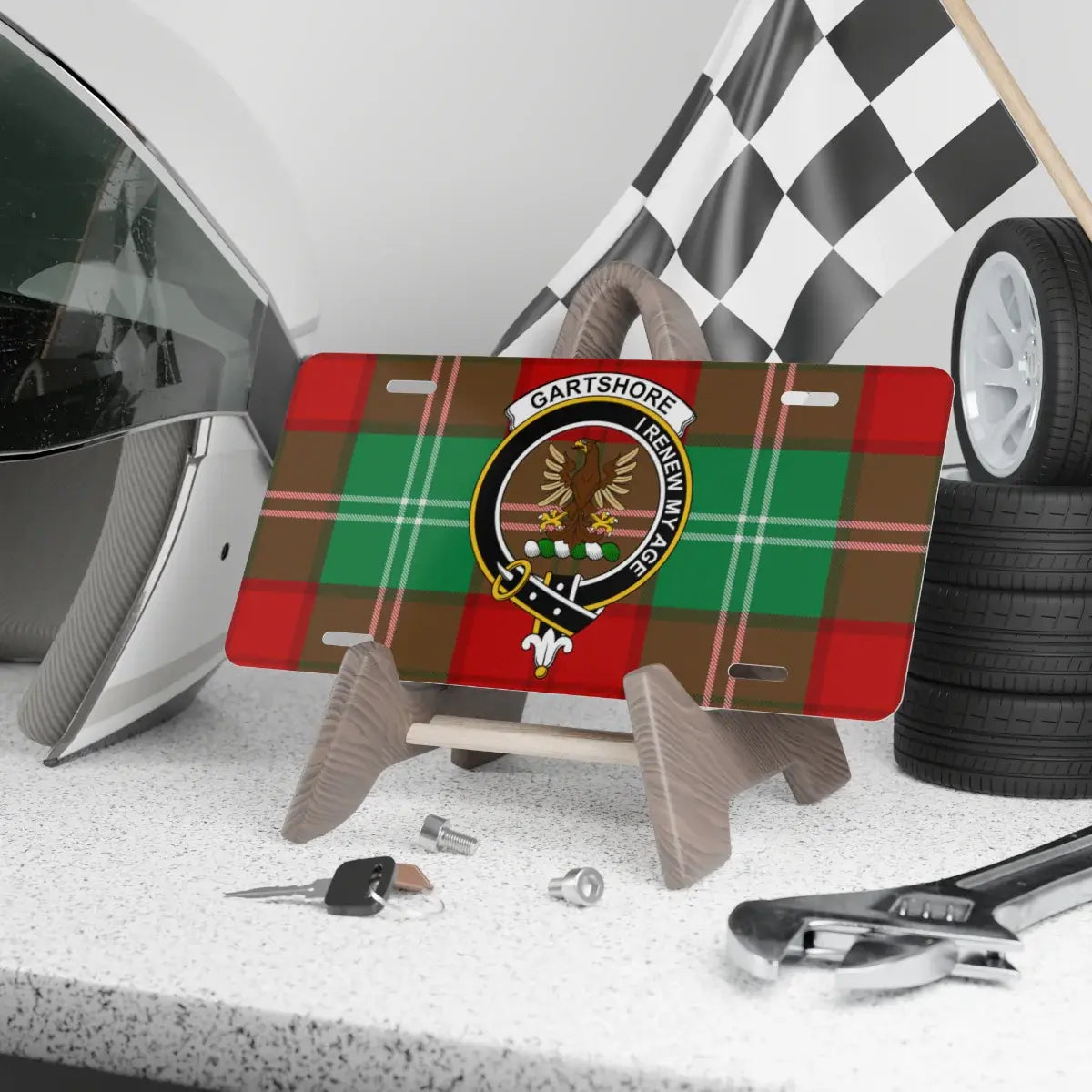 Gartshore Clan Crest License Plate product