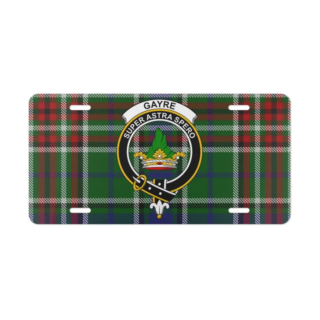 Personalized Scottish Tartan Name Car License Plate product