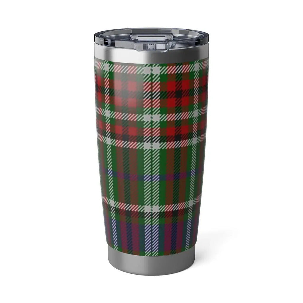Colorful Tartan Plaid Patterned Insulated Tumbler