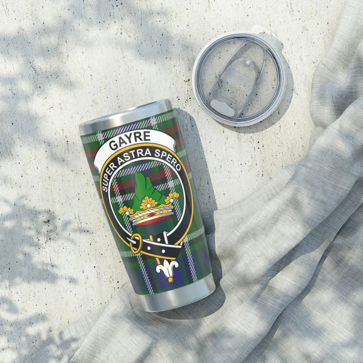 Gayre Super Astra Spero Code of Arms Tumbler