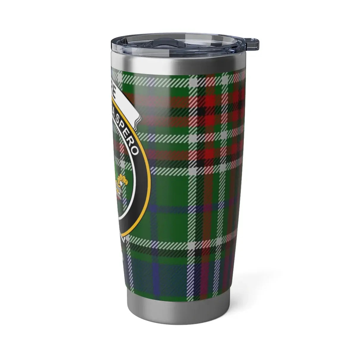 Tartan Plaid Stainless Steel Travel Tumbler Flask