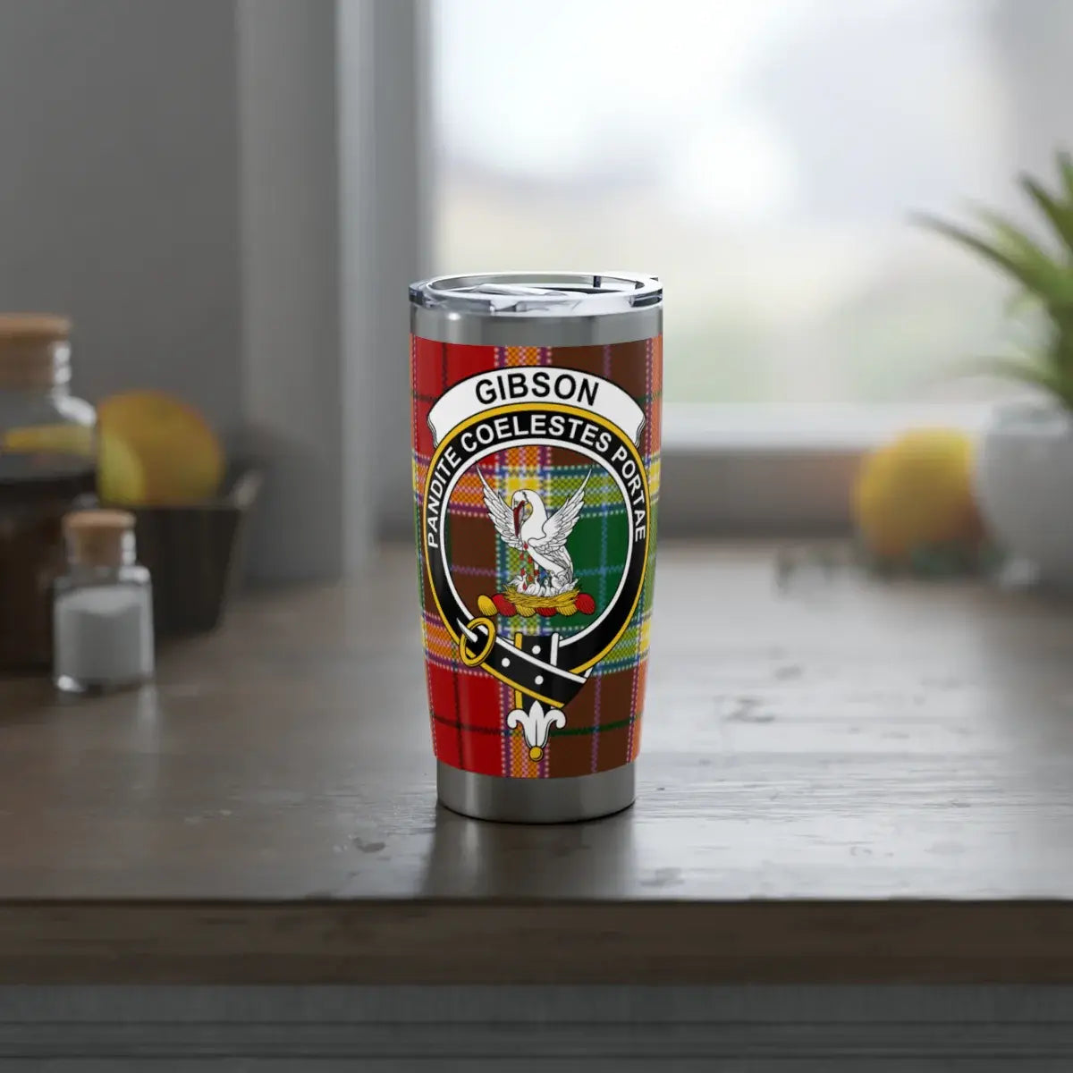 Clan Gibson Family Crest Design Tumbler product