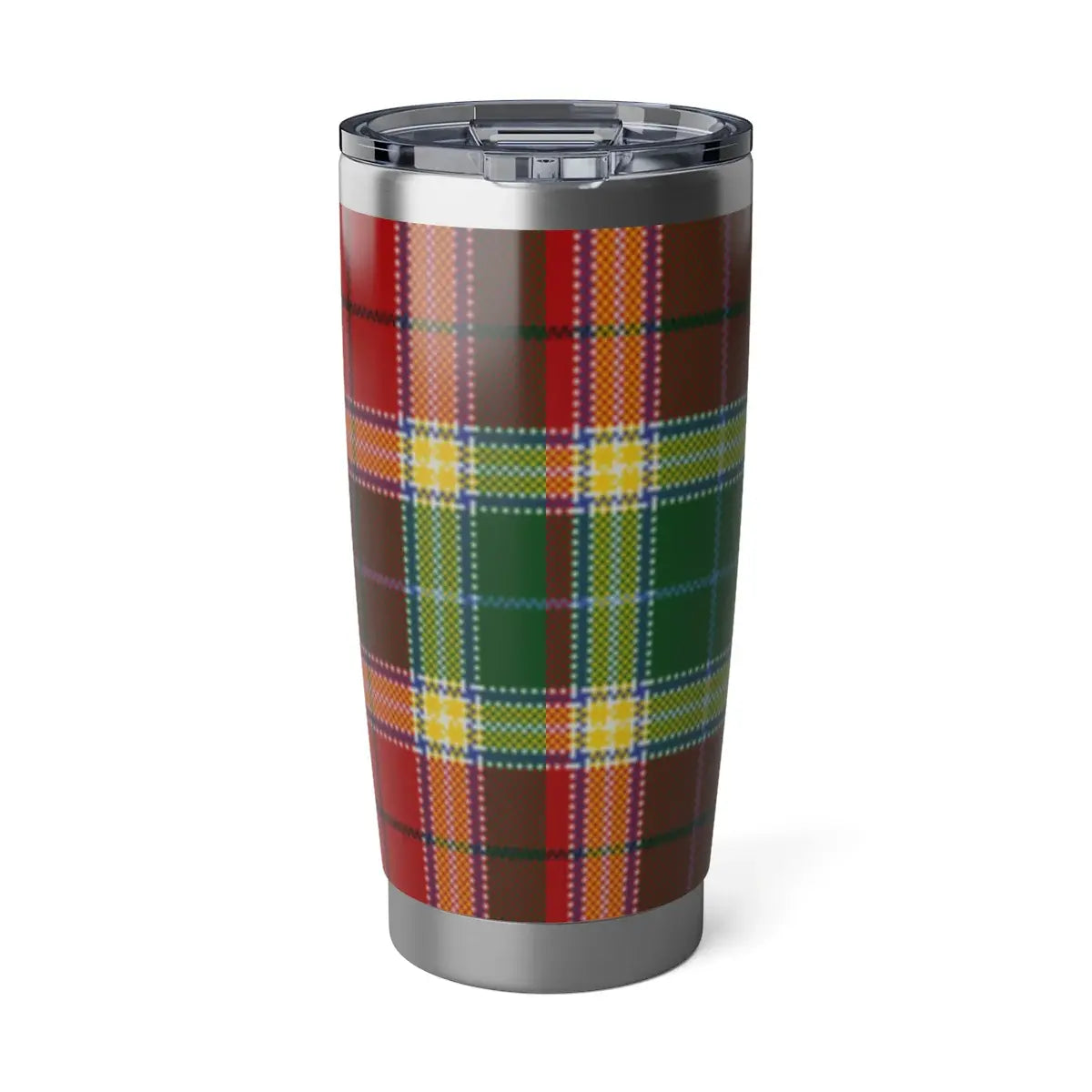 Vibrant Tartan Pattern Insulated Drinkware Tumbler