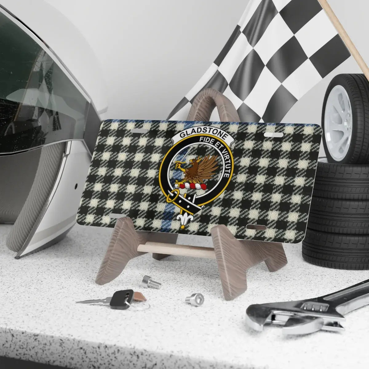 Racing Team Custom Design License Plate product