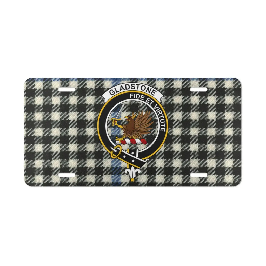 Gladstone Fide Et Virtute Design License Plate product