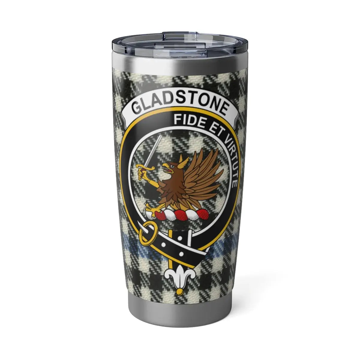 Gladstone Fide Et Virtute Eagle Print Tumbler