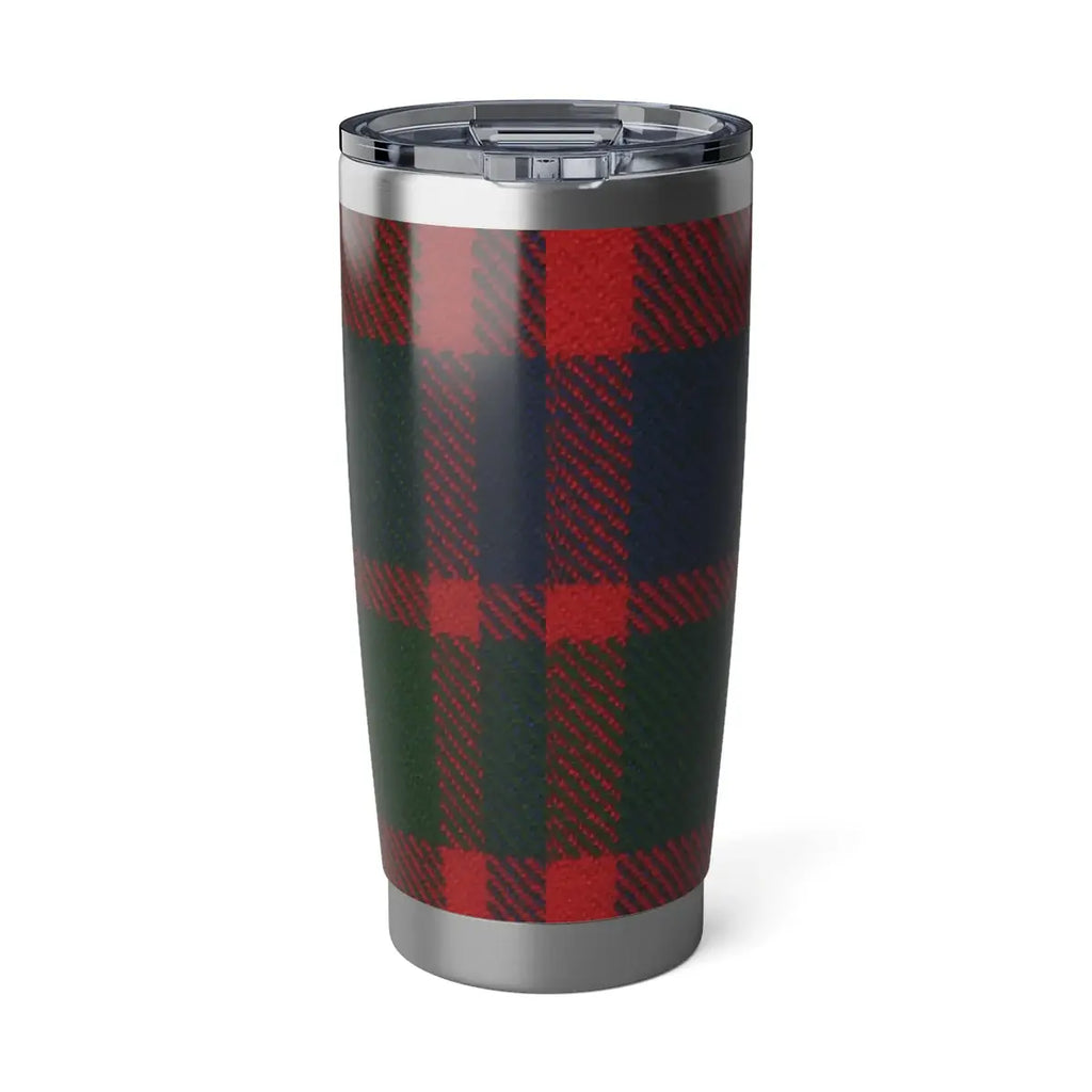 Red and Green Tartan Checkered Tumbler Product