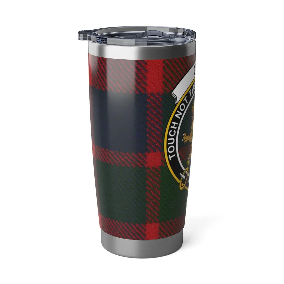 Scottish Tartan Travel Mug with Clan Crest Product