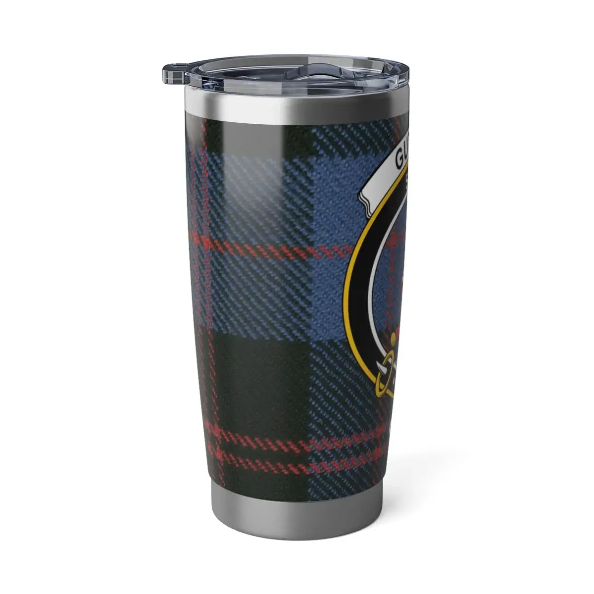 Clan Crest Tartan Travel Mug for Traditional Pride