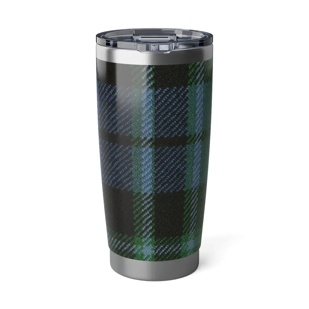 Stylish Tartan Plaid Patterned Insulated Travel Mug