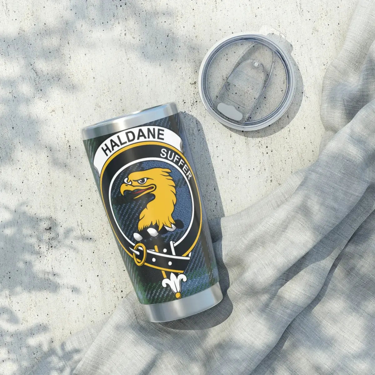 Haldane Suffer Emblem Tumbler with Lid Cup Product
