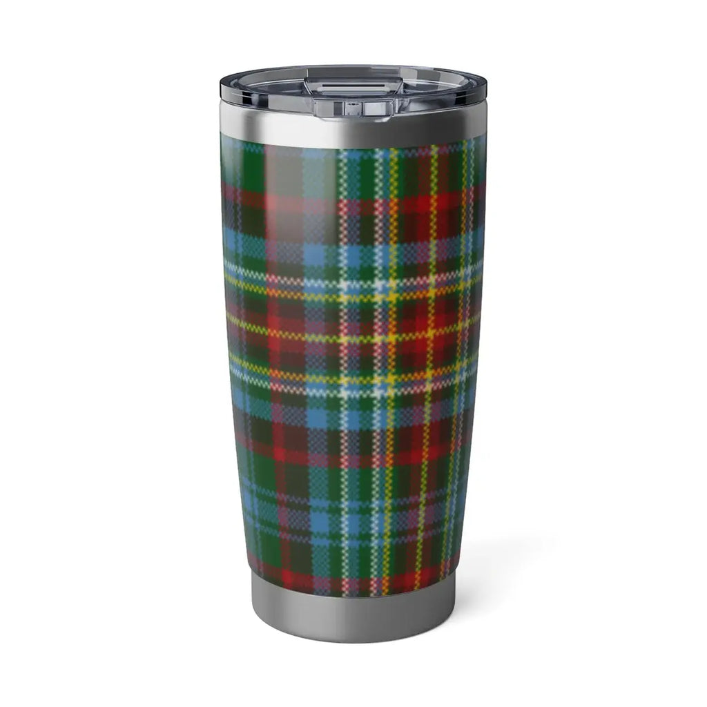Colorful Plaid Design Double Wall Tumbler Product