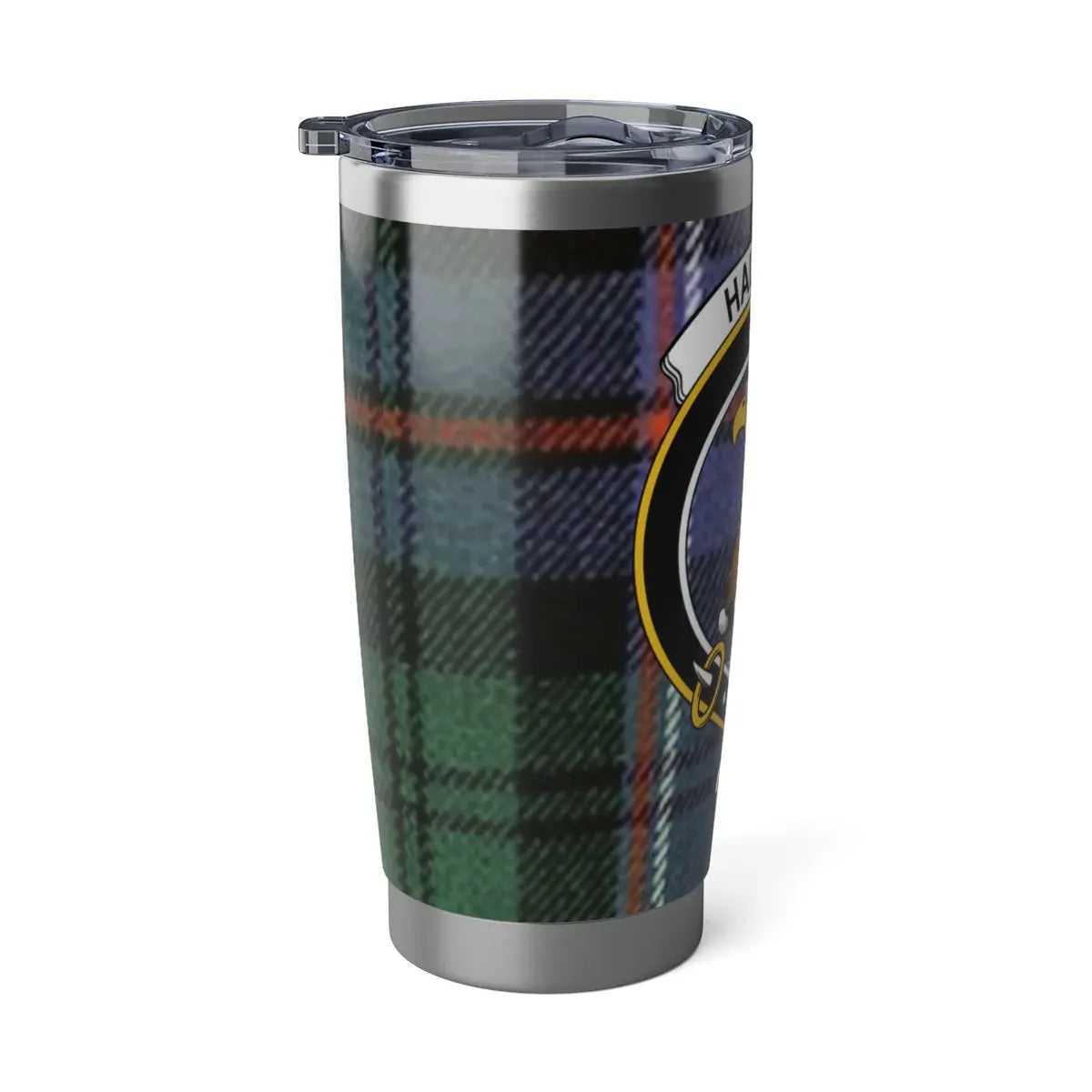 Clan Crest Tartan Travel Tumbler for Beverages