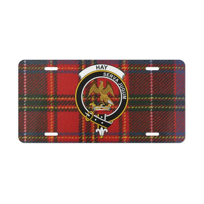 Hay Serva Jugum Eagle Plaid License Plate product