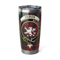 Heron Plaid Travel Tumbler Stainless Steel Beverage Flask