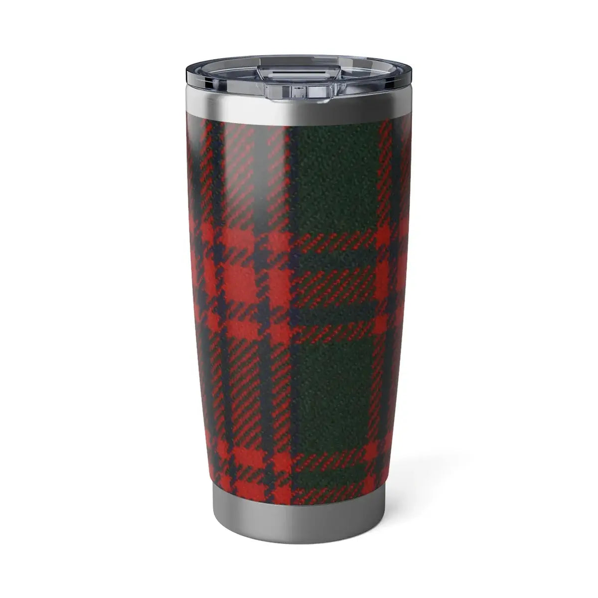 Stylish Red Green Tartan Pattern Travel Mug