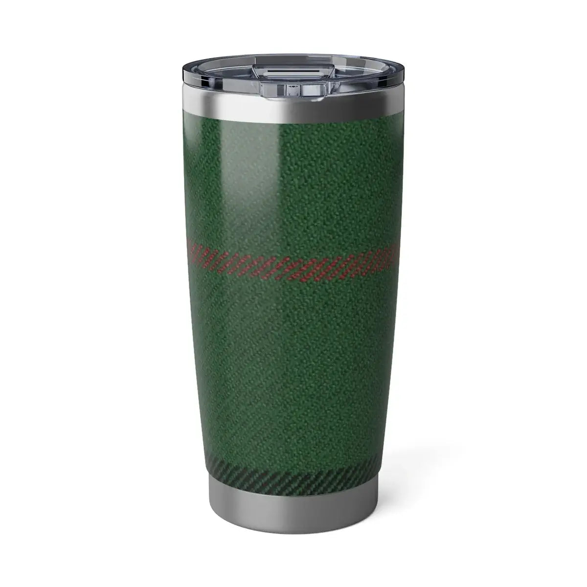 Green Plaid Pattern Insulated Tumbler