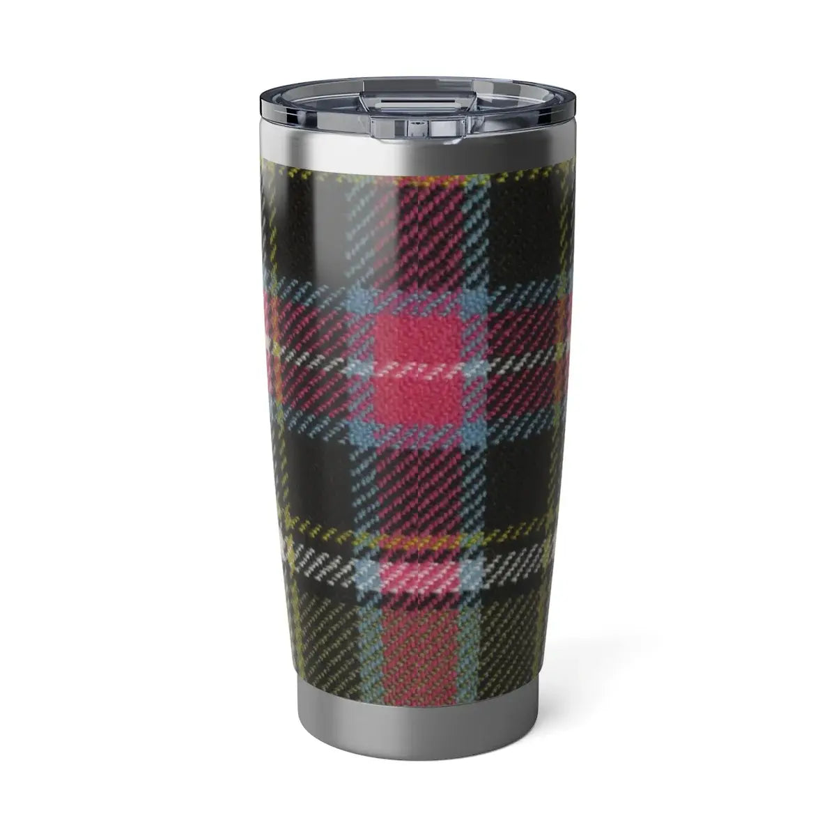 Clan Kinnaird tartan tumbler — 20oz stainless steel, double-wall insulation, fits car cup holder