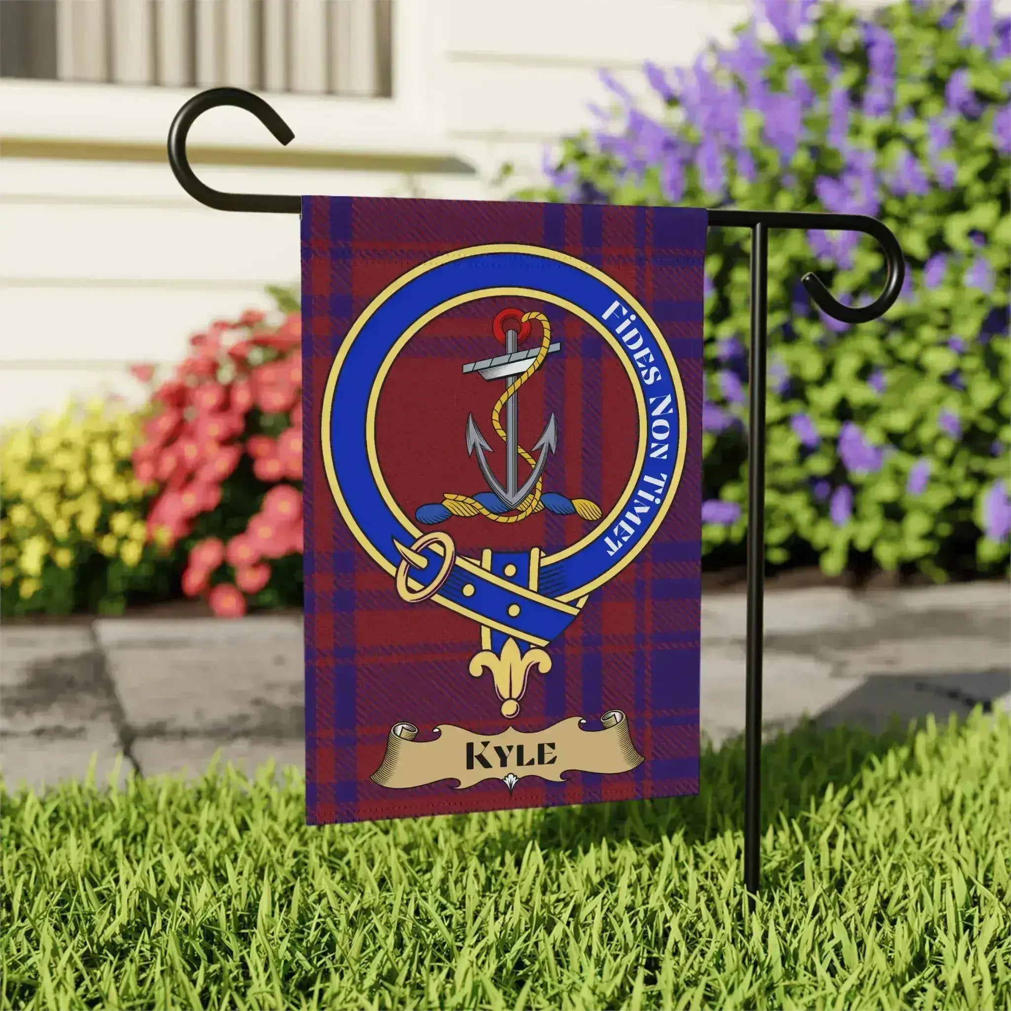 Family Crest Garden Flag Personalized Yard product