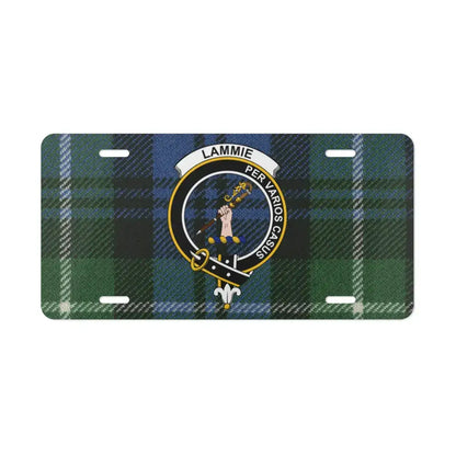 Lammie Per Varios Casus Plaid Design License Plate product