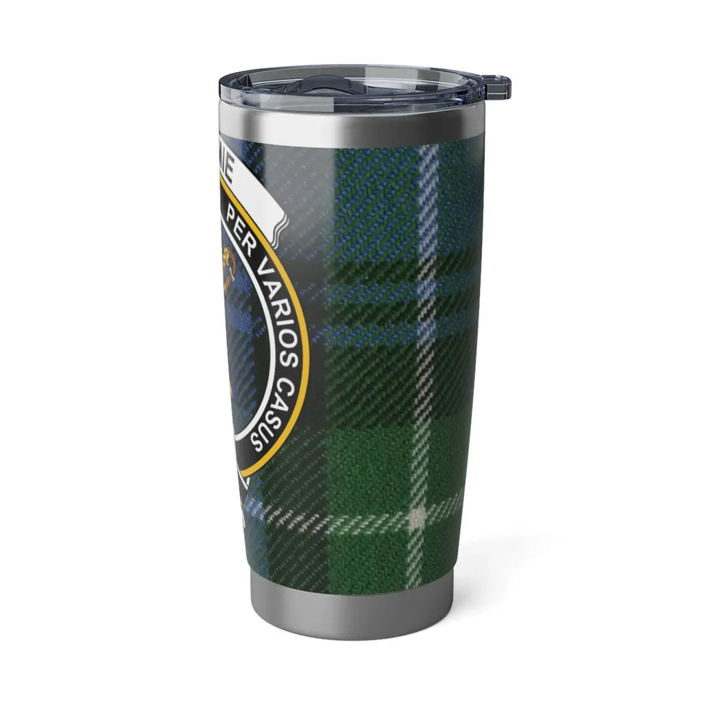 Custom Tartan Design Insulated Travel Tumbler