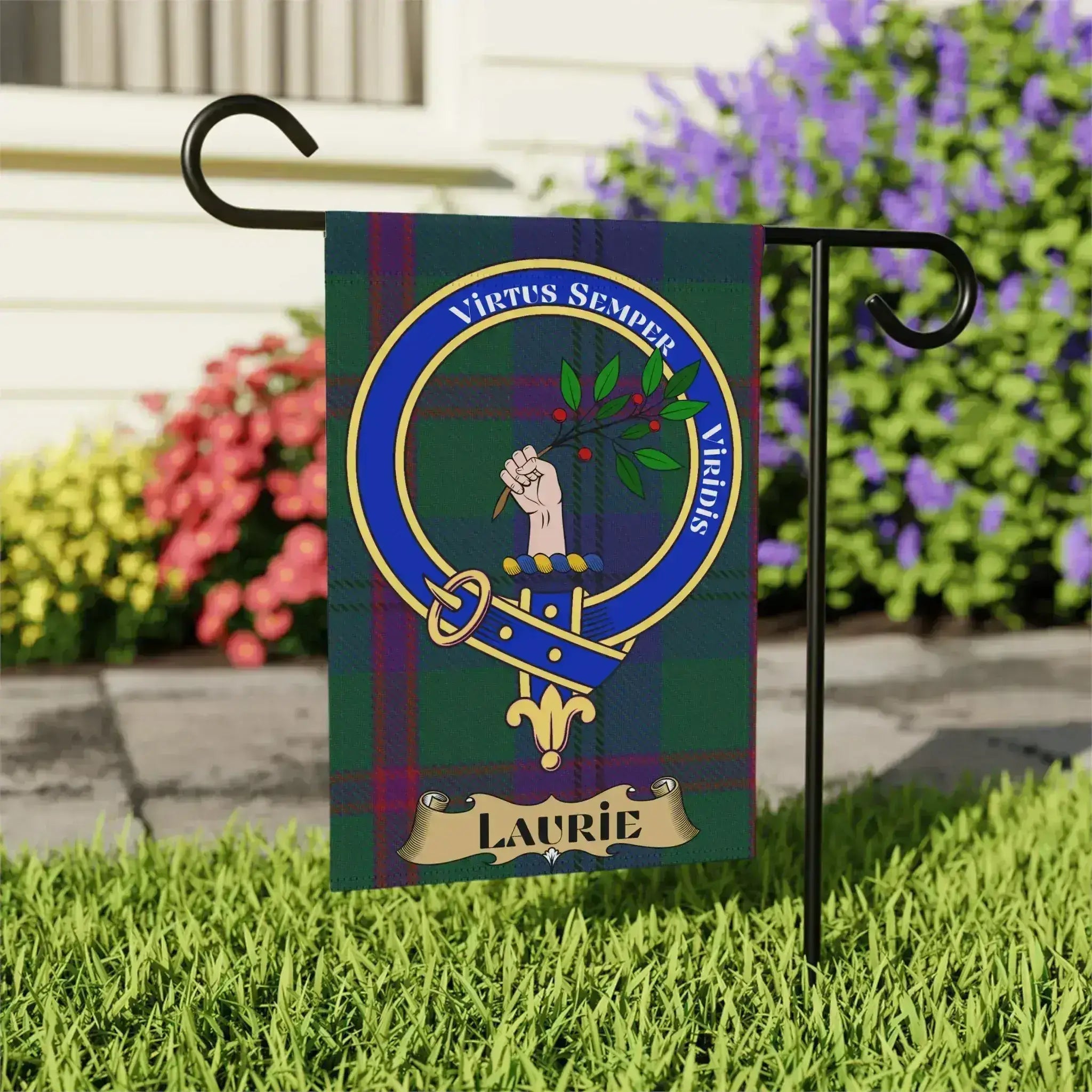 Virtus Semper Virdis Laurie Garden Flag product