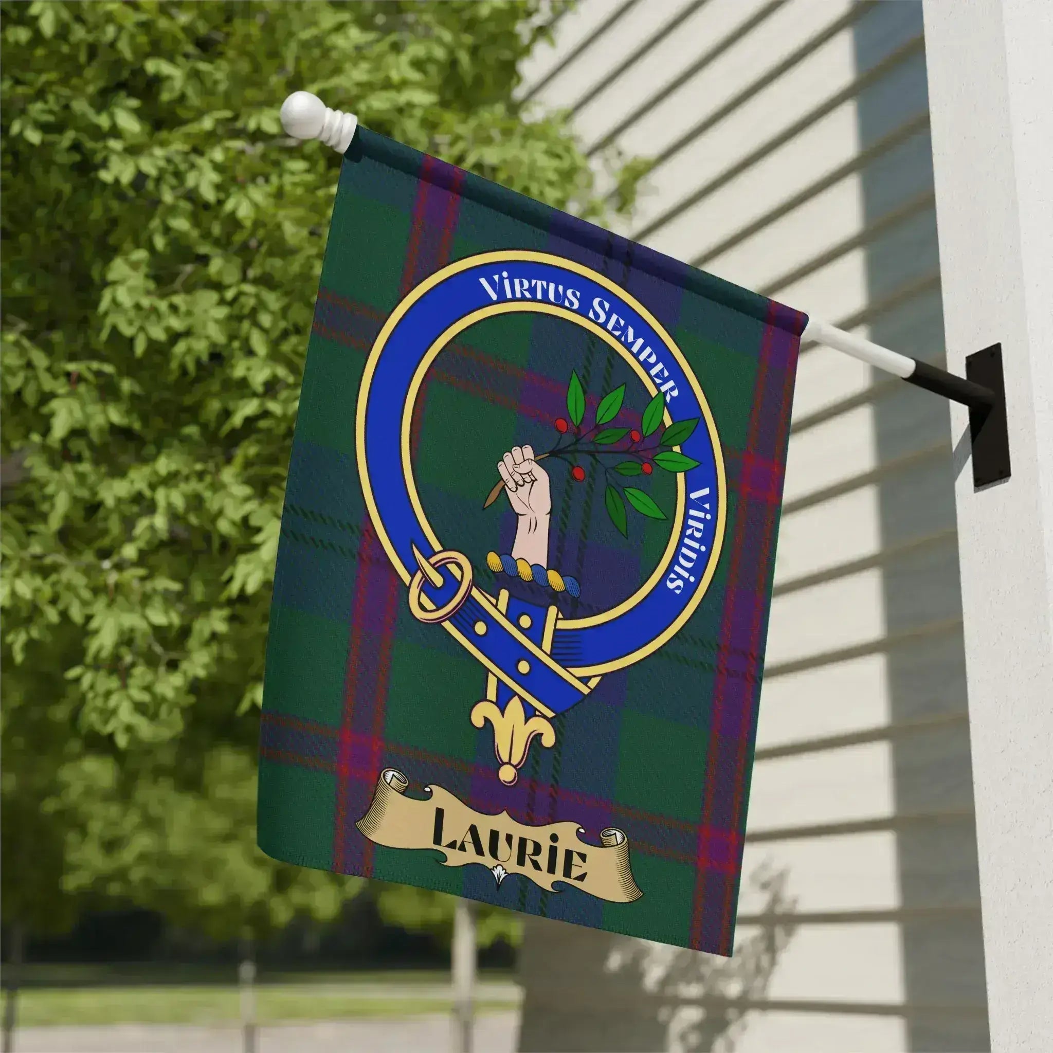 Virtus Semper Vincit Laurie Custom Flag product