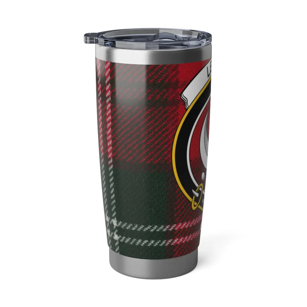 Stylish Plaid Red Green Insulated Tumbler Cup