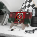 Clan Lennox tartan crest novelty license plate — full colour I'll Defend design, 12x6 inch aluminium