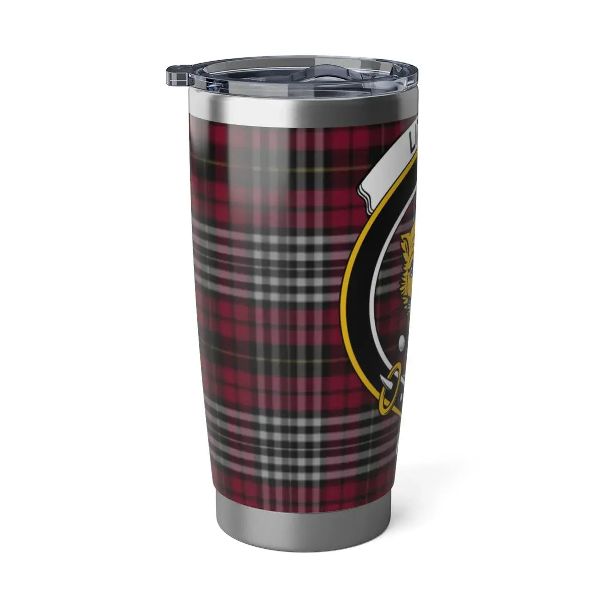 Tartan Pattern Red Plaid Travel Beverage Tumbler