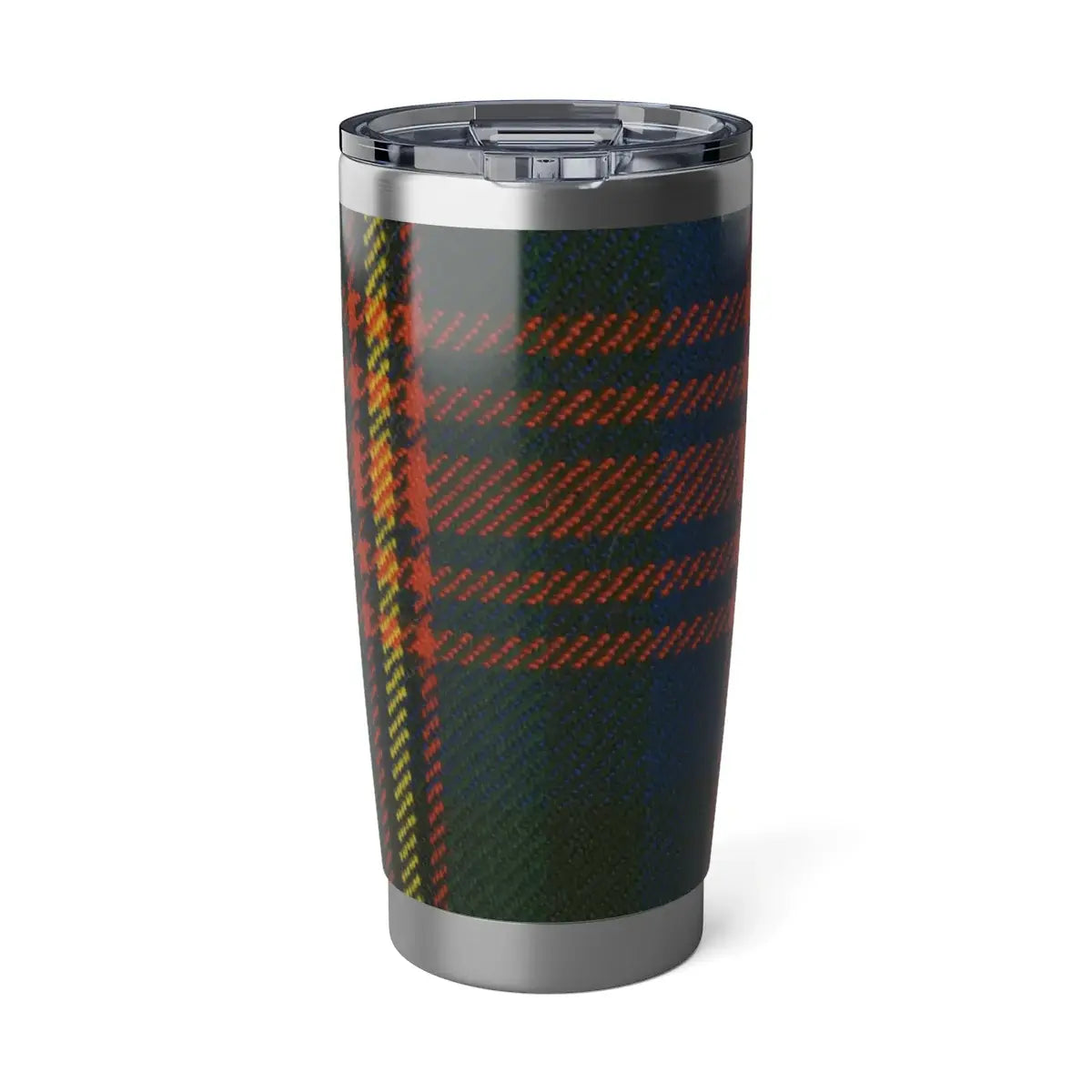 Logan clan tartan insulated thermos flask tumbler — 20oz stainless steel travel mug