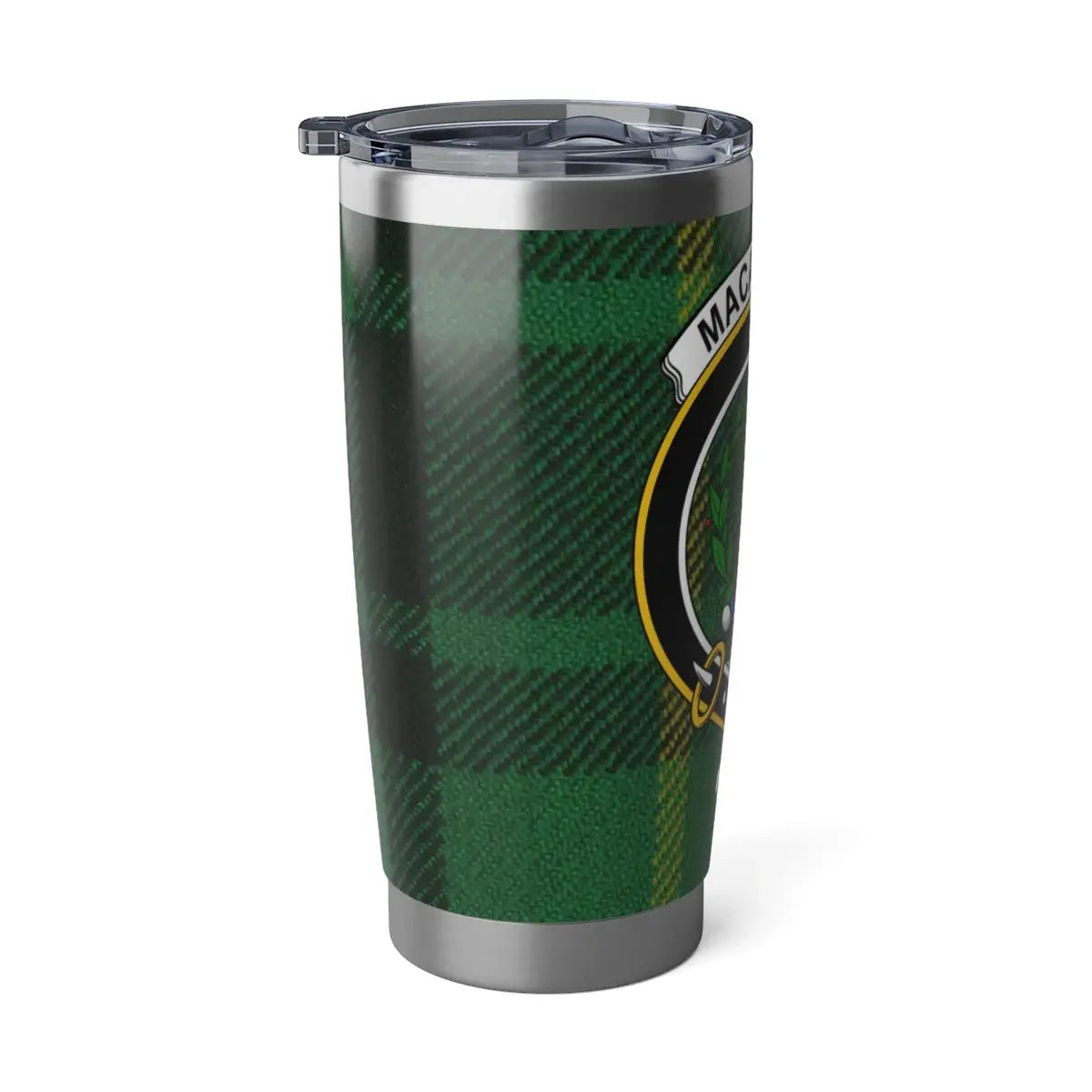 MacNeil Clan Green and Black Plaid Tumbler