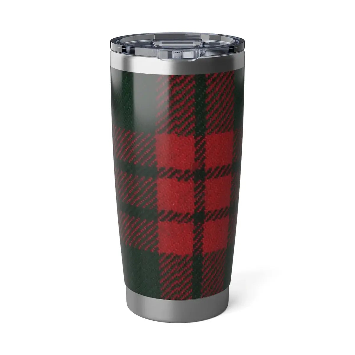 Classic Red and Black Plaid Insulated Tumbler Product