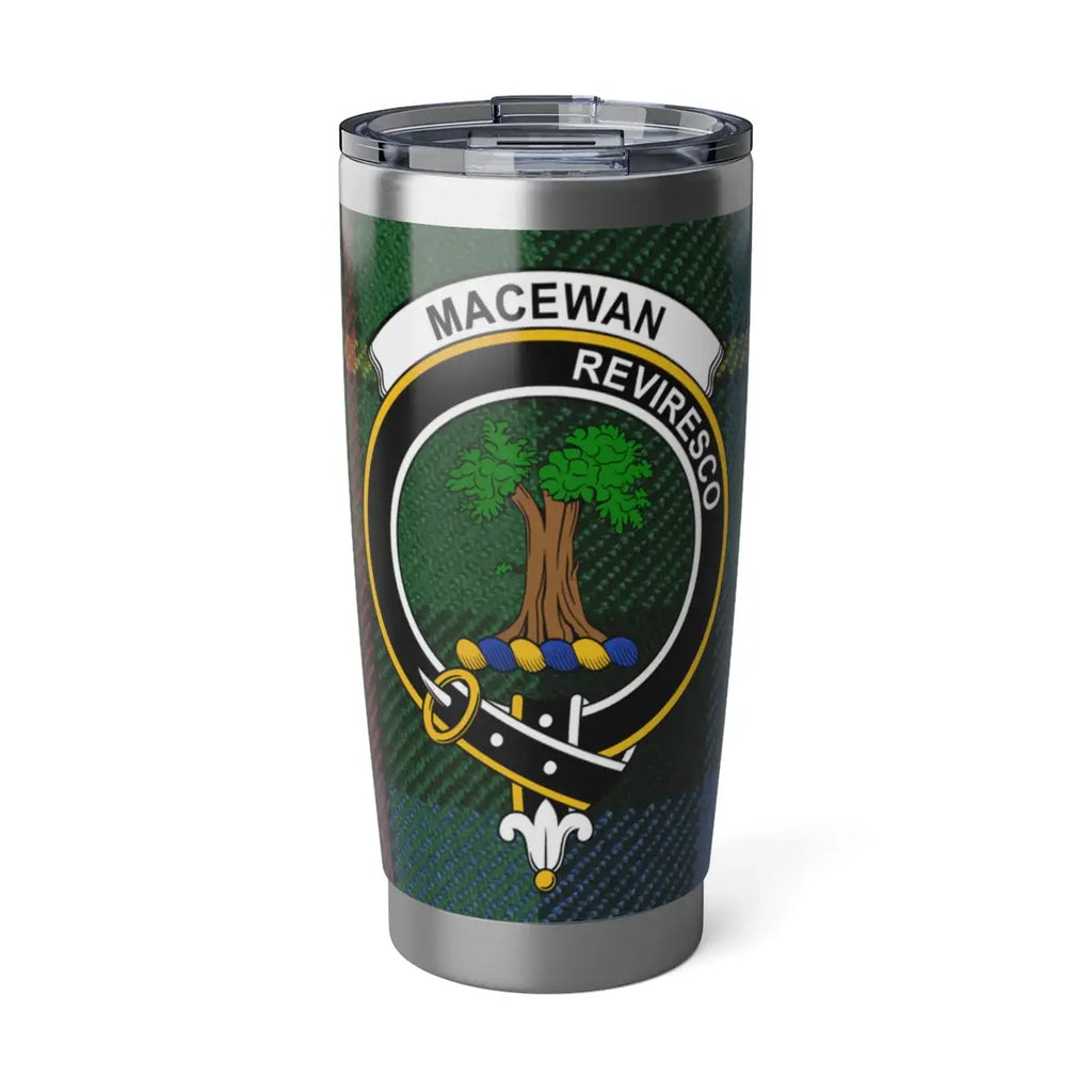 MacEwan Clan Crest Insulated Tumbler for Hot or Cold Drinks
