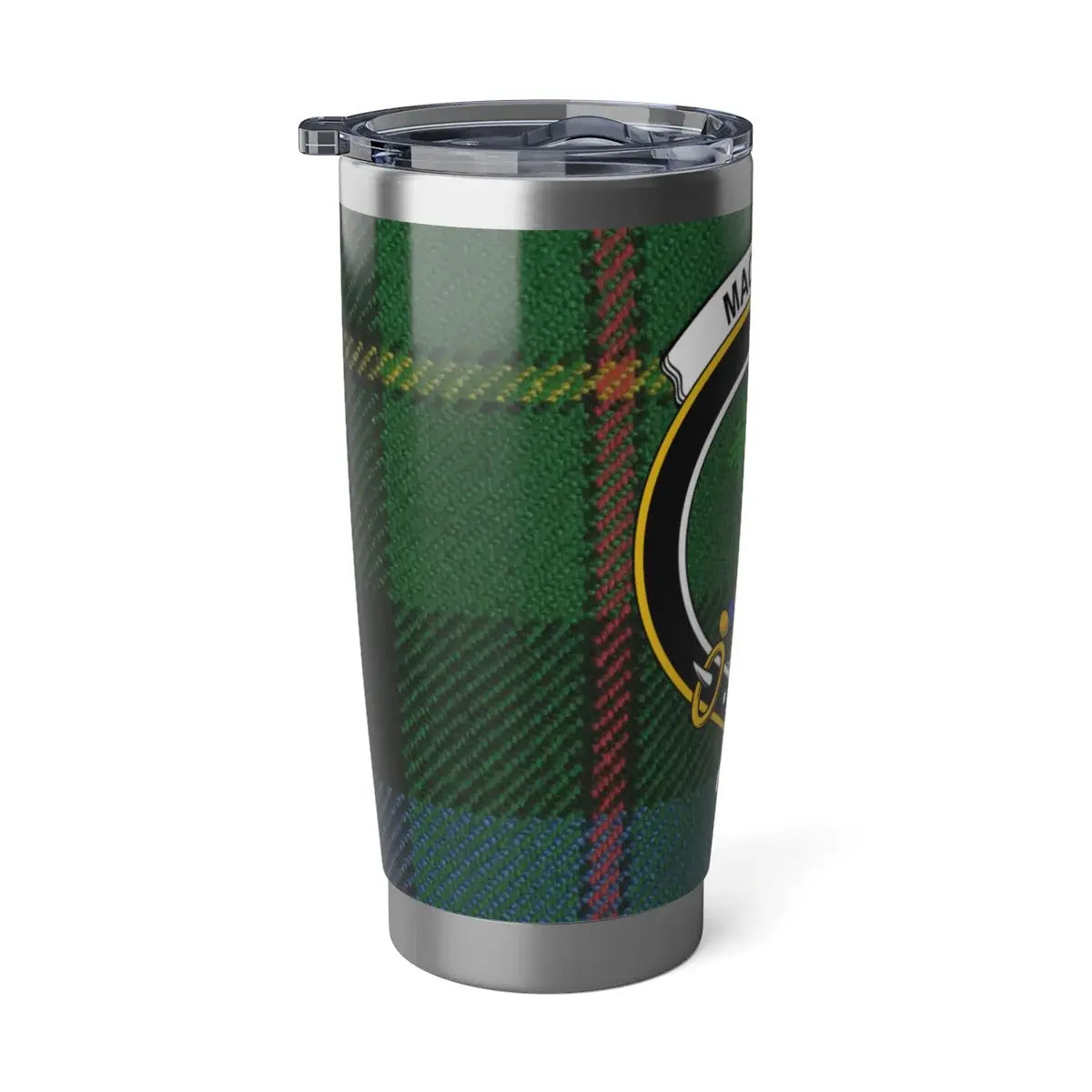Scottish Clan Plaid Travel Mug for Hot and Cold Beverages