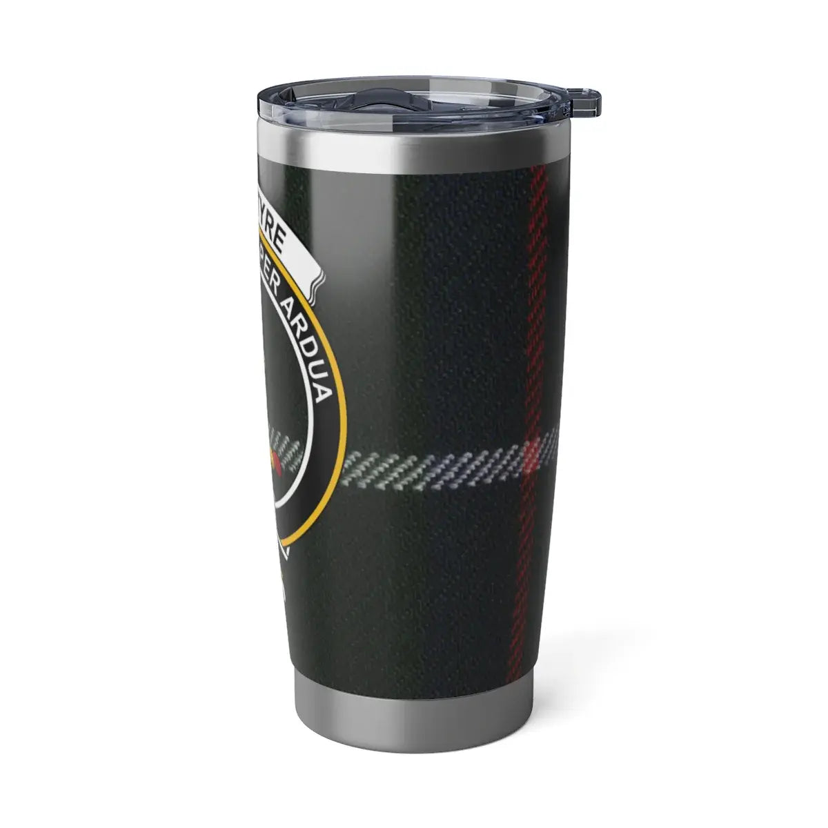 MacIntyre clan tartan patterned travel mug stainless steel tumbler — 20oz insulated