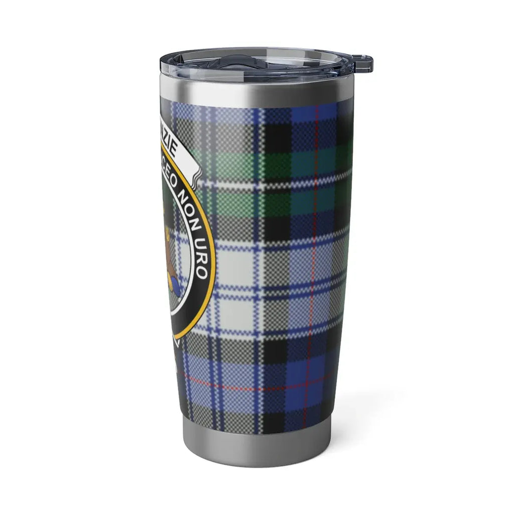 MacKenzie clan tartan custom insulated travel tumbler — 20oz double-wall stainless steel