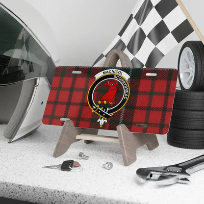 Macnicol Scorrabreac Plaid Car License Plate product
