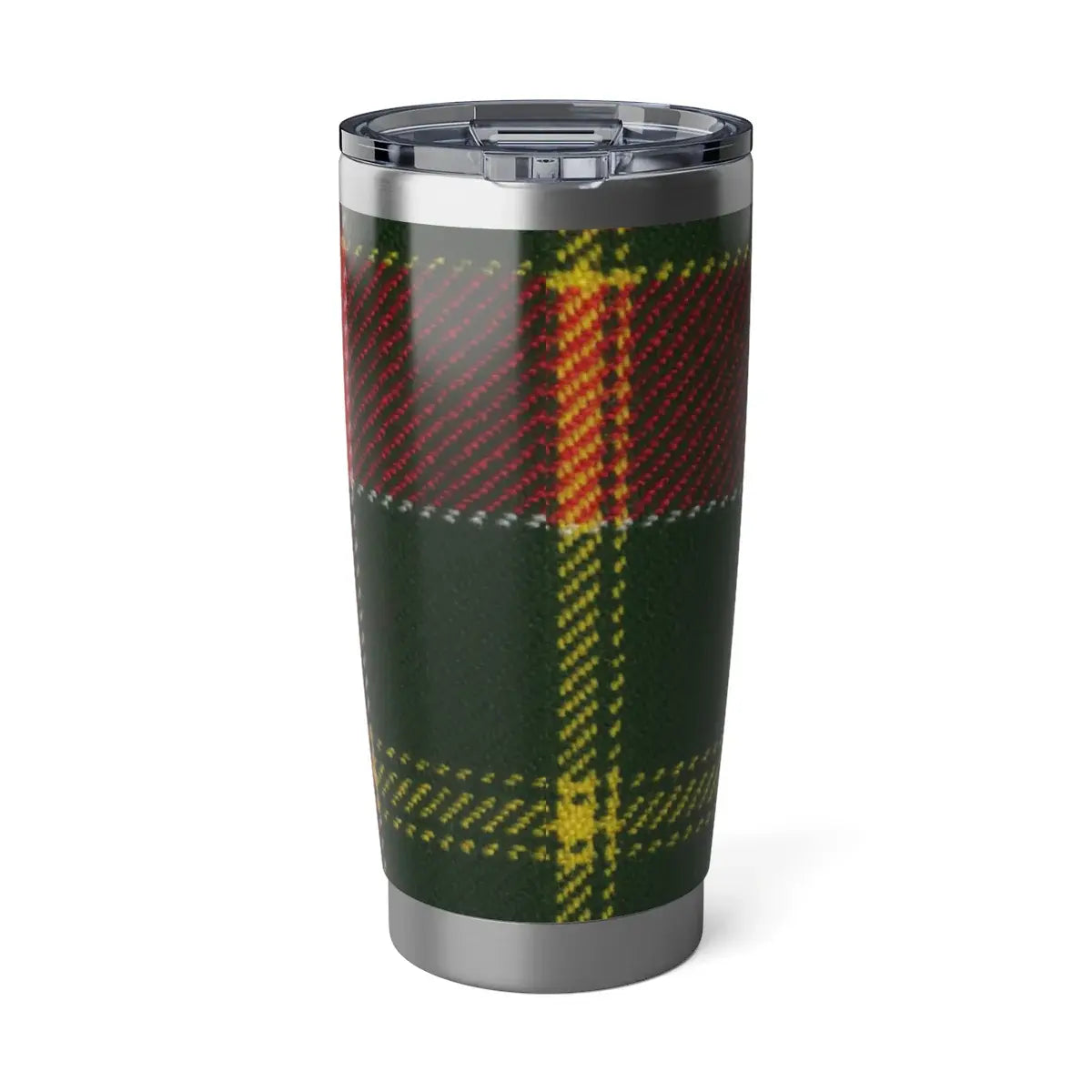 MacDonald clan plaid design insulated travel mug — 20oz stainless steel