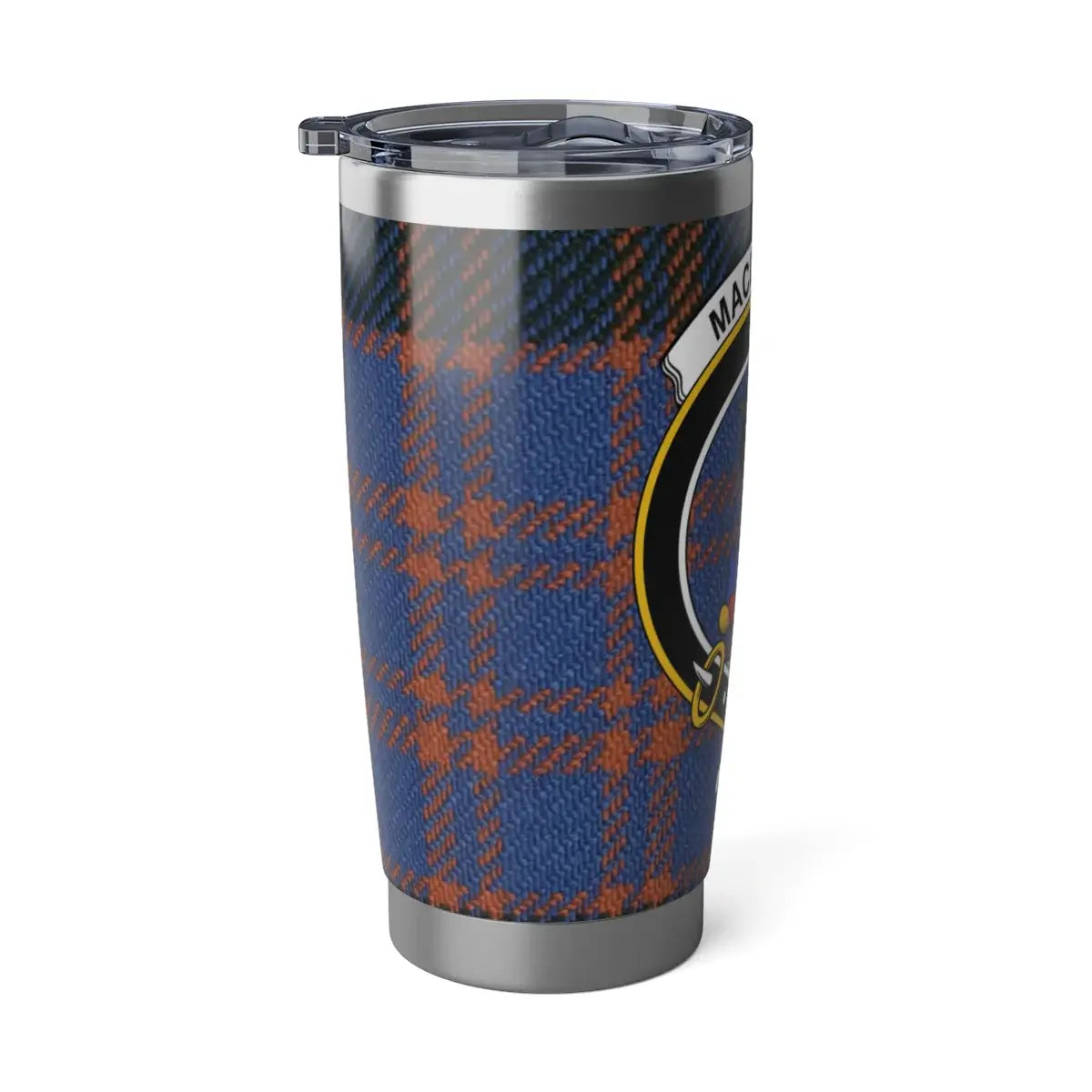 Tartan Plaid Design Insulated Tumbler Cup