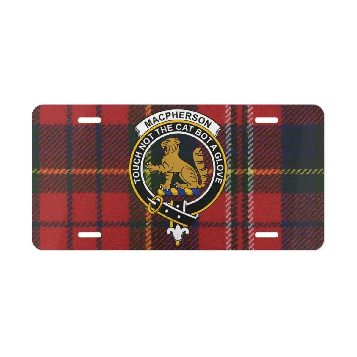Macpherson Touch Not the Cat Boat Glove License Plate product