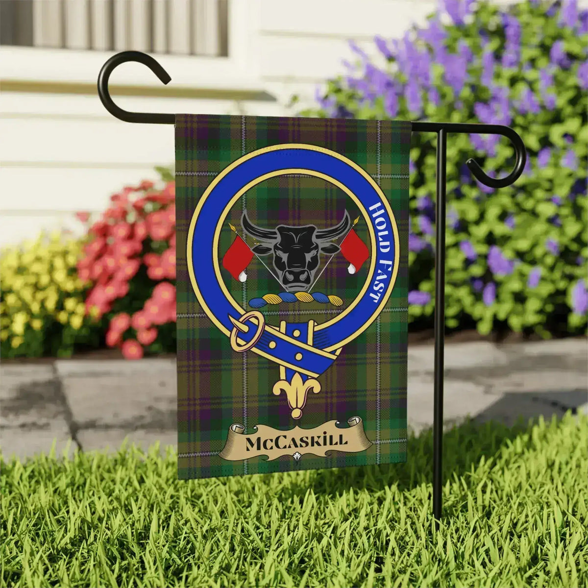 McCaskill Scottish Clan Crest Garden Flag