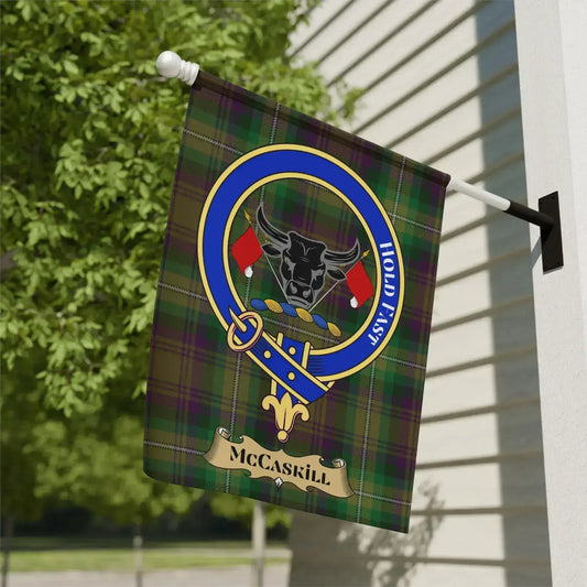 McCaskill Clan Crest Tartan Flag Decorative product