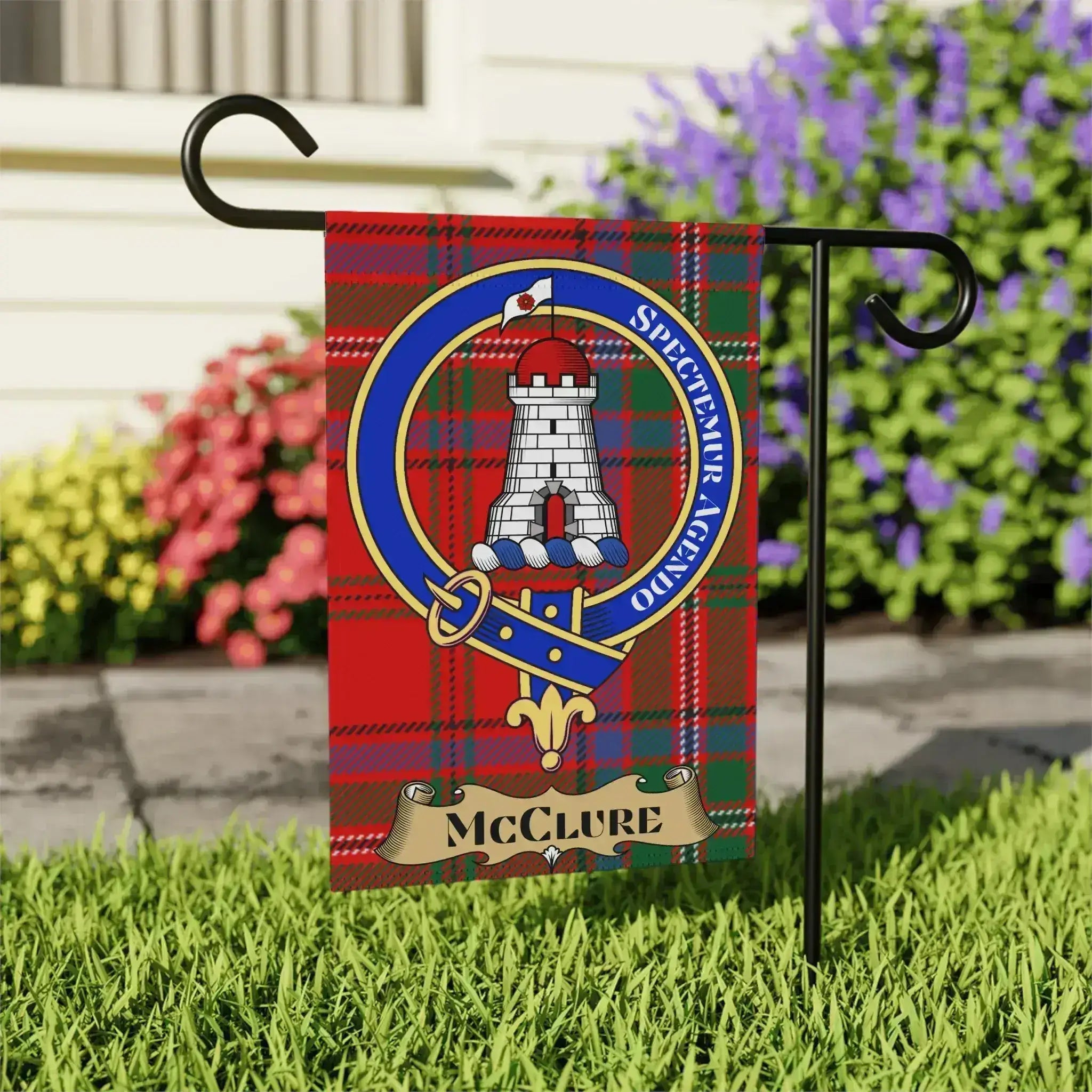 Scottish Clan McClure Garden Flag Tartan product