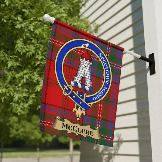 Scottish McClure Family Tartan Design Flag product