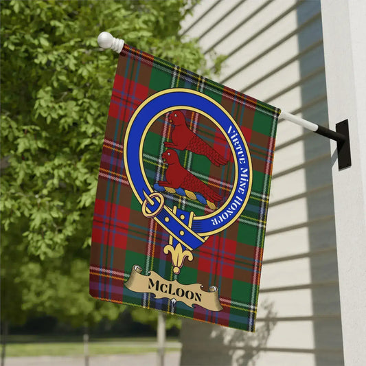 McCloon Crest Plaid Outdoor Garden Flag product